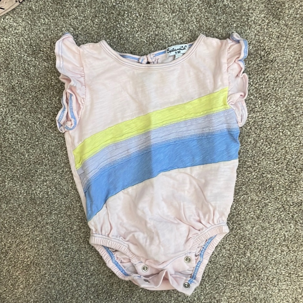 Light pink splendid onesie